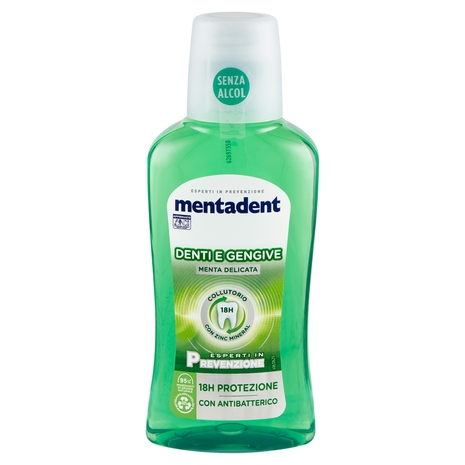 Mentadent Collutorio con Zinc Mineral Denti e Gengive 300 ml